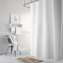 Load image into Gallery viewer, Deep Sea Fishing Boats at the Dock Machine Washable Memory Foam Mat JMK1052RUG