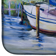Load image into Gallery viewer, Lucky Dream Sailboat Dish Drying Mat – Absorbent, Artistic Kitchen Essentials JMK1053DDM