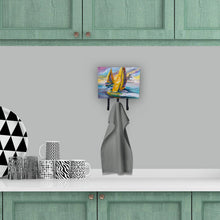 Load image into Gallery viewer, Sailboat with Middle Bay Lighthouse Leash or Key Holder JMK1061TH68