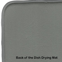 Load image into Gallery viewer, Orange Sail Sailboats Dish Drying Mat – Absorbent, Artistic Kitchen Essentials JMK1065DDM