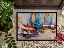 Load image into Gallery viewer, On the Hill Sailboats Doormat - 24x36 Decorative Floor Mat – Indoor/Outdoor Rug with Artistic Flair JMK1066JMAT