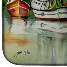 Load image into Gallery viewer, Ocean Springs Shrimper Dish Drying Mat – Absorbent, Artistic Kitchen Essentials JMK1067DDM