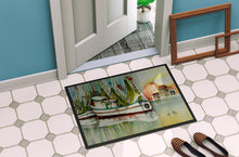 Load image into Gallery viewer, Ocean Springs Shrimper Doormat - 24x36 Decorative Floor Mat – Indoor/Outdoor Rug with Artistic Flair JMK1068JMAT