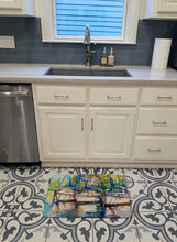 Load image into Gallery viewer, Safe Harbour Sailboats Machine Washable Memory Foam Mat JMK1071RUG