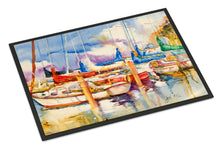 Load image into Gallery viewer, Run Away Sailboats Doormat - 24x36 Decorative Floor Mat – Indoor/Outdoor Rug with Artistic Flair JMK1072JMAT