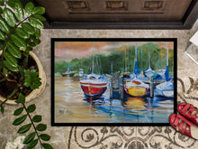 Load image into Gallery viewer, Up the Creek Sailboat Doormat - 24x36 Decorative Floor Mat – Indoor/Outdoor Rug with Artistic Flair JMK1086JMAT