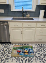 Load image into Gallery viewer, Up the Creek Sailboat Machine Washable Memory Foam Mat JMK1086RUG