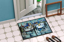 Load image into Gallery viewer, Tourquoise Bay Sailboat Doormat - 24x36 Decorative Floor Mat – Indoor/Outdoor Rug with Artistic Flair JMK1087JMAT