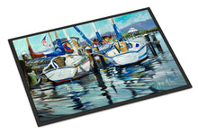 Load image into Gallery viewer, Tourquoise Bay Sailboat Doormat - 24x36 Decorative Floor Mat – Indoor/Outdoor Rug with Artistic Flair JMK1087JMAT