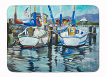 Load image into Gallery viewer, Tourquoise Bay Sailboat Machine Washable Memory Foam Mat JMK1087RUG