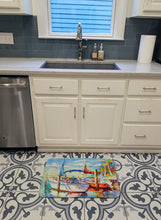 Load image into Gallery viewer, Towering Q Sailboat Machine Washable Memory Foam Mat JMK1088RUG