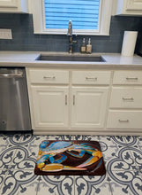 Load image into Gallery viewer, Blue Crab Machine Washable Memory Foam Mat JMK1090RUG