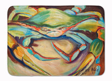Load image into Gallery viewer, Blue Crab Machine Washable Memory Foam Mat JMK1097RUG