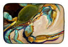 Load image into Gallery viewer, Blue Crab Dish Drying Mat – Absorbent, Artistic Kitchen Essentials JMK1098DDM