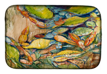 Load image into Gallery viewer, Jubilee Blue Crab Dish Drying Mat – Absorbent, Artistic Kitchen Essentials JMK1102DDM