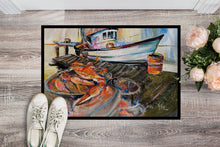 Load image into Gallery viewer, Blue Crab Trap Doormat - 24x36 Decorative Floor Mat – Indoor/Outdoor Rug with Artistic Flair JMK1104JMAT