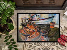 Load image into Gallery viewer, Blue Crab Trap Doormat - 24x36 Decorative Floor Mat – Indoor/Outdoor Rug with Artistic Flair JMK1104JMAT