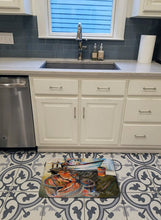 Load image into Gallery viewer, Blue Crab Trap Machine Washable Memory Foam Mat JMK1104RUG
