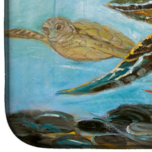 Load image into Gallery viewer, Loggerhead Sea Turtle Dish Drying Mat – Absorbent, Artistic Kitchen Essentials JMK1118DDM