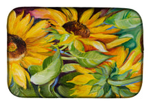 Load image into Gallery viewer, Sunflowers Dish Drying Mat – Absorbent, Artistic Kitchen Essentials JMK1122DDM
