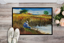 Load image into Gallery viewer, Fisherman on the Bank Doormat - 24x36 Decorative Floor Mat – Indoor/Outdoor Rug with Artistic Flair JMK1125JMAT