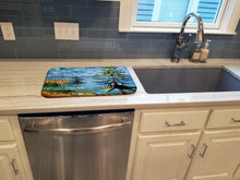 Load image into Gallery viewer, Life on the Causeway Dish Drying Mat – Absorbent, Artistic Kitchen Essentials JMK1126DDM