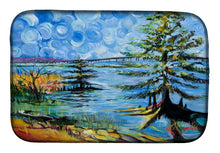 Load image into Gallery viewer, Life on the Causeway Dish Drying Mat – Absorbent, Artistic Kitchen Essentials JMK1126DDM