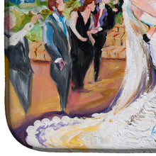 Load image into Gallery viewer, Our Wedding Day Dish Drying Mat – Absorbent, Artistic Kitchen Essentials JMK1127DDM