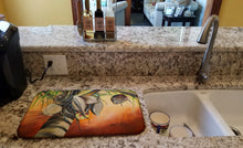 Load image into Gallery viewer, Coconut Tree Dish Drying Mat – Absorbent, Artistic Kitchen Essentials JMK1128DDM