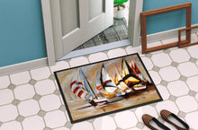 Load image into Gallery viewer, Boat Binge Sailboats Doormat - 24x36 Decorative Floor Mat – Indoor/Outdoor Rug with Artistic Flair JMK1136JMAT