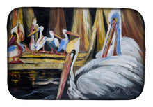 Load image into Gallery viewer, Pelicans Dish Drying Mat – Absorbent, Artistic Kitchen Essentials JMK1137DDM
