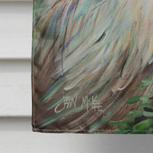 Load image into Gallery viewer, White Egret in the Rain Flag Canvas House Size JMK1139CHF