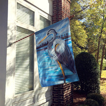 Load image into Gallery viewer, Blue Heron Gazing Flag Canvas House Size JMK1148CHF