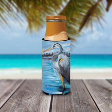 Load image into Gallery viewer, Blue Heron Gazing Slim Can Hugger – Fun &amp; Functional Drink Coolers JMK1148MUK