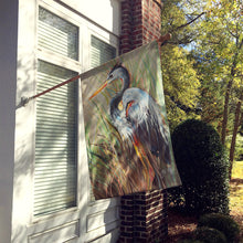 Load image into Gallery viewer, Blue Heron Gazing West Flag Canvas House Size JMK1149CHF