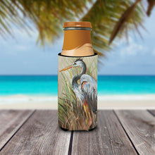 Load image into Gallery viewer, Blue Heron Gazing West Slim Can Hugger – Fun &amp; Functional Drink Coolers JMK1149MUK