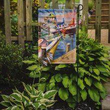 Load image into Gallery viewer, Boat Docks Sailboats Garden Flag - Outdoor Decorative Yard Flag JMK1151GF