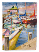 Load image into Gallery viewer, Boat Docks Sailboats Garden Flag - Outdoor Decorative Yard Flag JMK1151GF