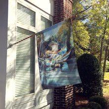 Load image into Gallery viewer, Shrimpers Cove and Shrimp Boats Flag Canvas House Size JMK1152CHF