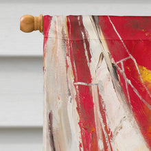 Load image into Gallery viewer, Red Sailboat Flag Canvas House Size JMK1154CHF
