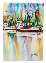 Load image into Gallery viewer, Ocean Springs Shrimp Boats Flag Canvas House Size JMK1156CHF