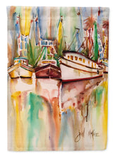 Load image into Gallery viewer, Ocean Springs Deep Sea Fishing Boats Flag Canvas House Size JMK1157CHF