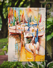 Load image into Gallery viewer, Sailboats and Pelicans Garden Flag – Decorative Outdoor Yard Flag JMK1160GF