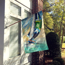 Load image into Gallery viewer, Cruising the Coast Sailboats Flag Canvas House Size JMK1163CHF