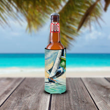 Load image into Gallery viewer, Cruising the Coast Sailboats Slim Can Hugger – Fun &amp; Functional Drink Coolers JMK1163MUK