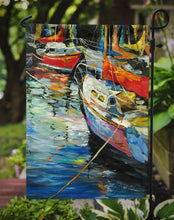 Load image into Gallery viewer, Boat Talk Sailboats Garden Flag - Outdoor Decorative Yard Flag