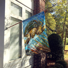 Load image into Gallery viewer, Loggerhead Sea Turtle Flag Canvas House Size JMK1168CHF