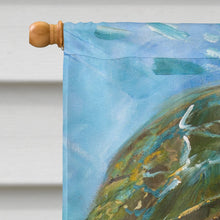 Load image into Gallery viewer, Loggerhead Sea Turtle Flag Canvas House Size JMK1168CHF