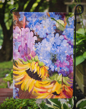 Load image into Gallery viewer, Hydrangeas and Sunflowers Garden Flag - Outdoor Decorative Yard Flag JMK1175GF