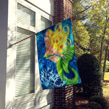 Load image into Gallery viewer, Blonde Mermaid Flag Canvas House Size JMK1179CHF